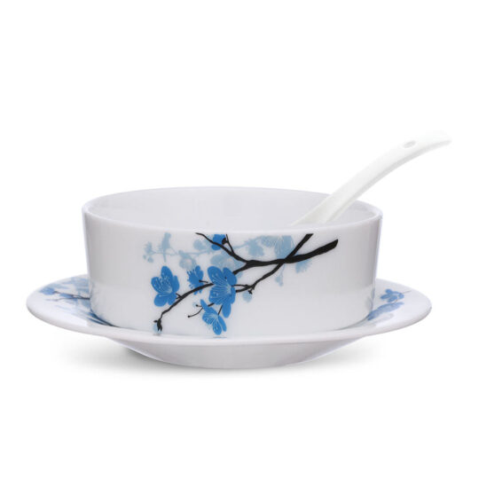 My Borosil Larah by Borosil Mimosa Soup Bowl w Saucer Set - view 2