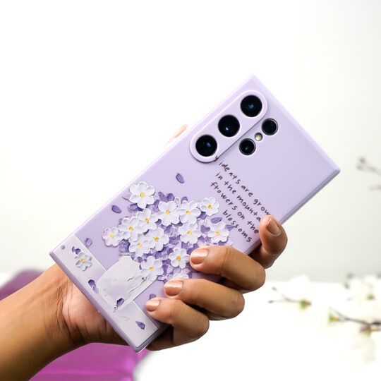 Peeperly Botanic Bliss Lanyard Case - Samsung