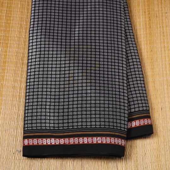 SOUTH KARGHA Black - Karnataka Weave Cotton Khun Fabric 04 - view 2