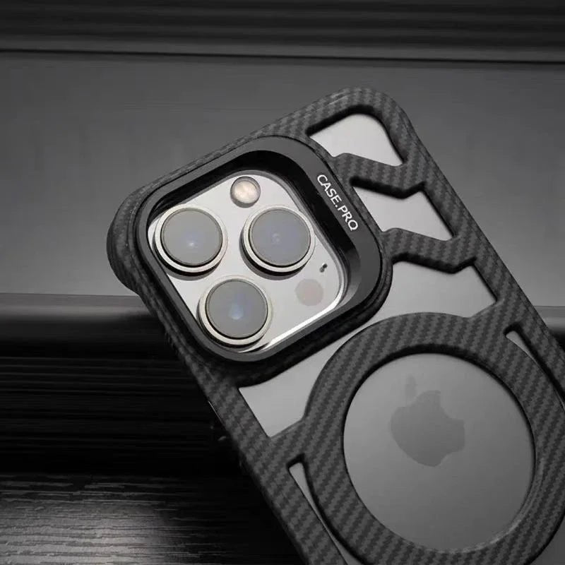 Million Cases Resilient Carbon Fiber Bracket Case - iPhone - view 12