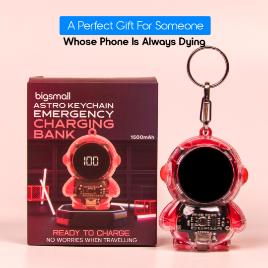Porffitto Astro Keychain With Emergency Powerbank 1500mAh (Type C) - view 2