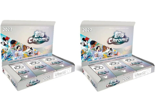 2023 Topps Disney 100 Chrome Hobby Box 2x Lot