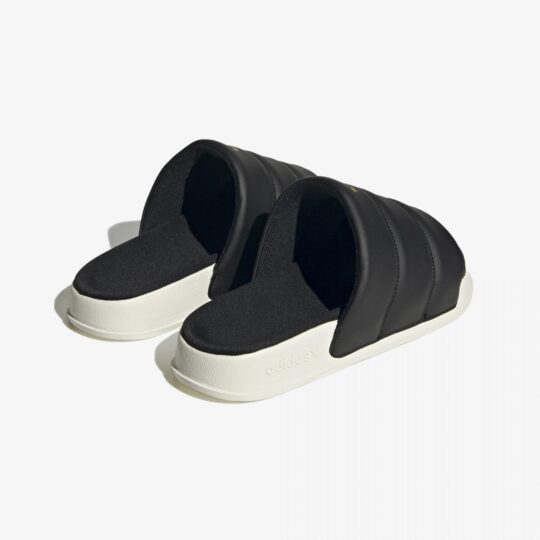 Adidas Originals | ADILETTE ESSENTIAL { BLACK/WHITE - view 2