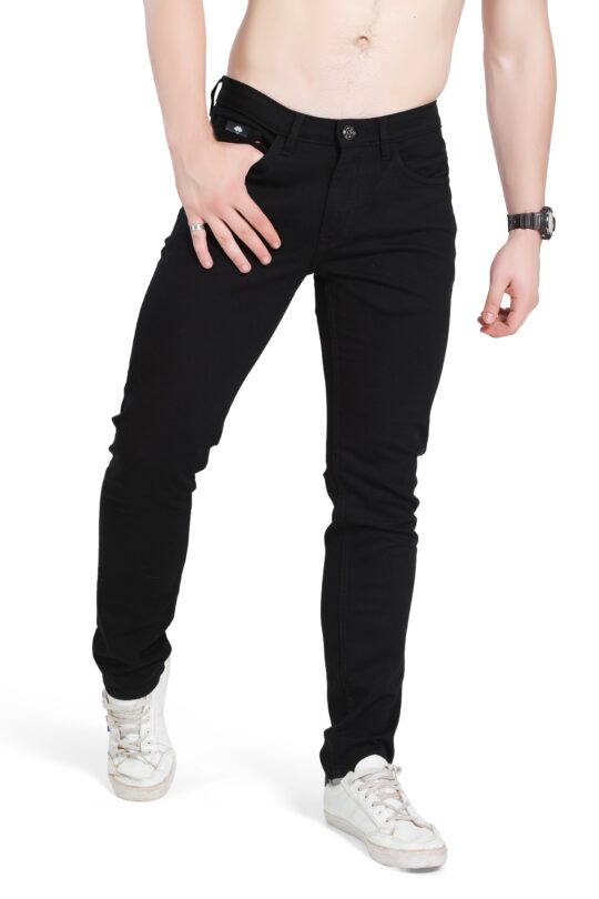 BLACKTREE CASUAL STYLE MEN'S BLACK SKINNY JEANS BT0018.