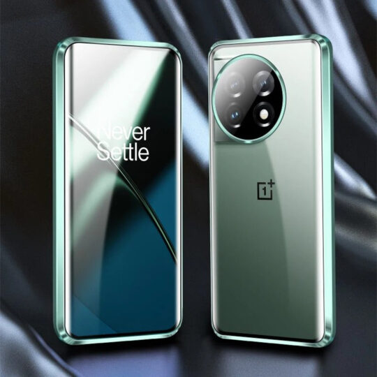 Million Cases OnePlus 13 Series Velocity Metal Craft Dual Glass Armor Case