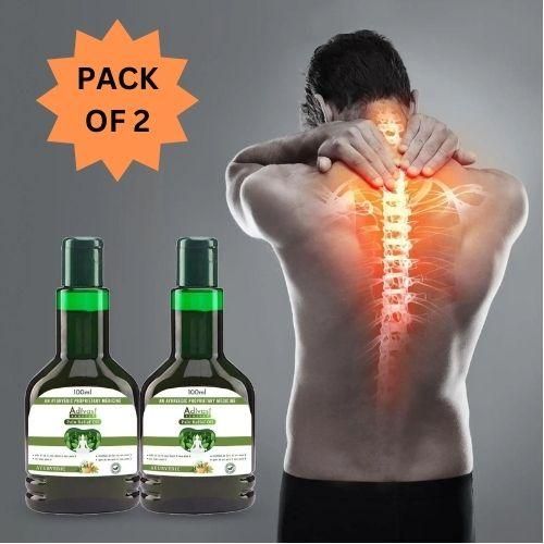 Roposo Clout Adivasi Ayurveda Pain Relief Oil 100ml(Pack Of 2)