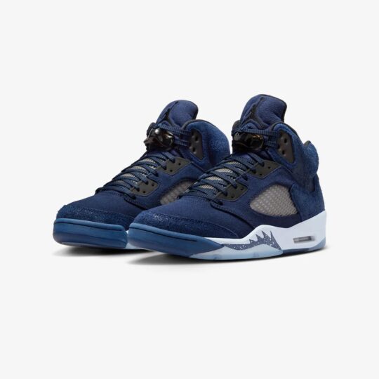 Jordan | AIR JORDAN RETRO 5 SE { MIDNIGHT NAVY/BLACK-FOOTBALL GREY
