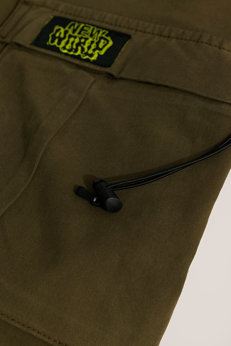 BlackTree Hexa-Pocket Olive Cargo Pant - view 10