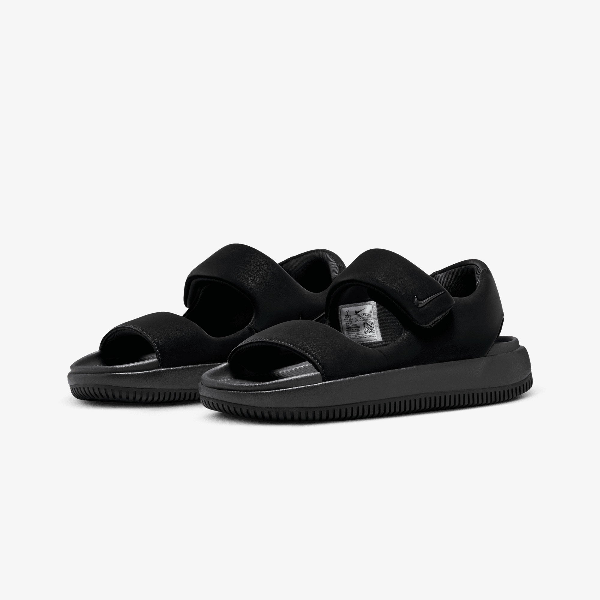 Nike | CALM SANDALS { BLACK/BLACK-BLACK - view 2