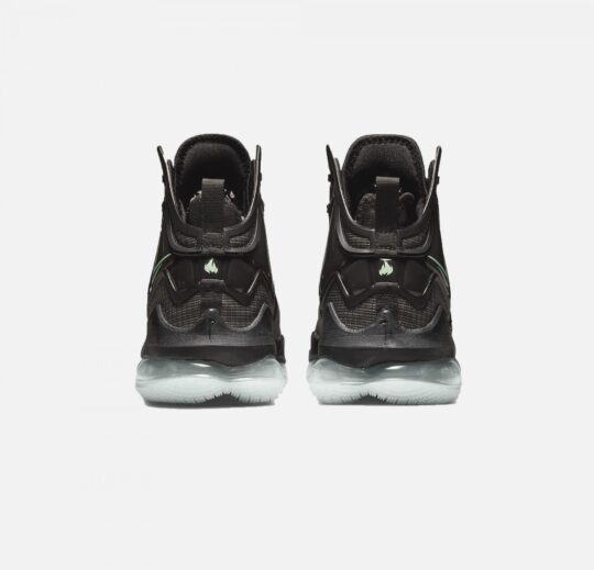 Nike | LEBRON 19 { ANTHRACITE / GREEN GLOW - view 2