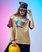 BlackTree Graphic Printed Oversized dresses