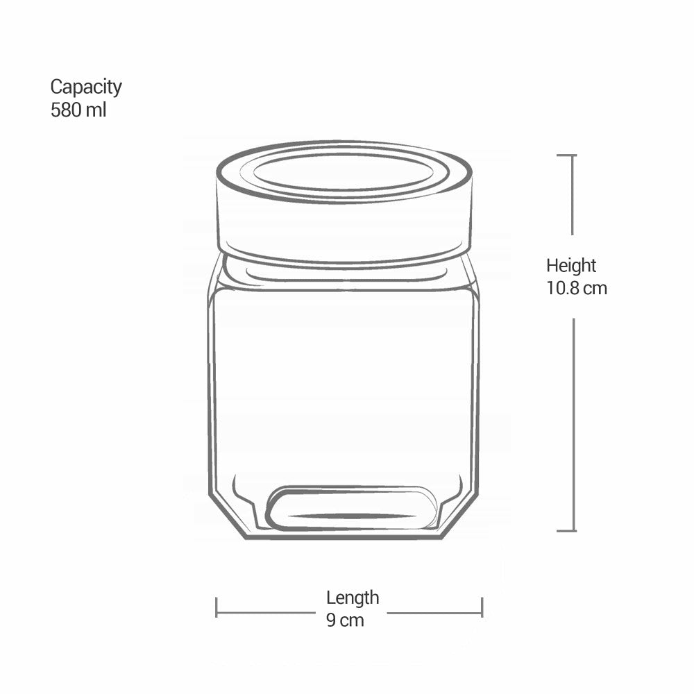 Woody Cube Jar (Treo by Milton) – Transparent - view 14