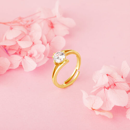 GIVA Jewellery Anushka Sharma Golden Gleam Dream Ring - view 2