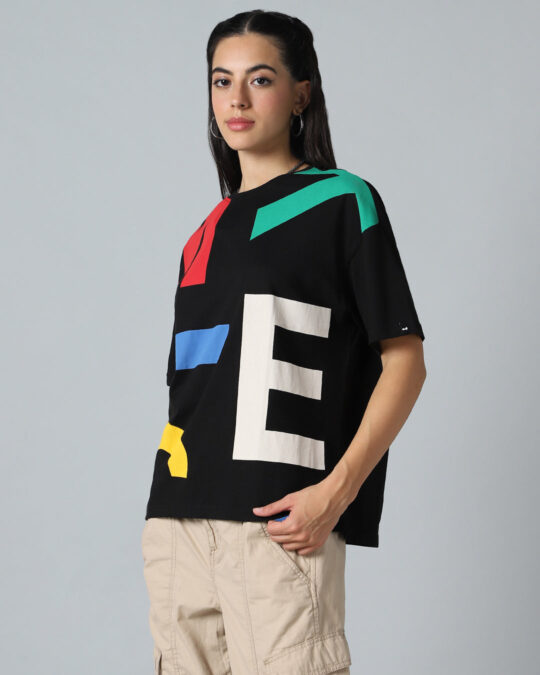 BlackTree All Over Printed Oversized dresses - view 2