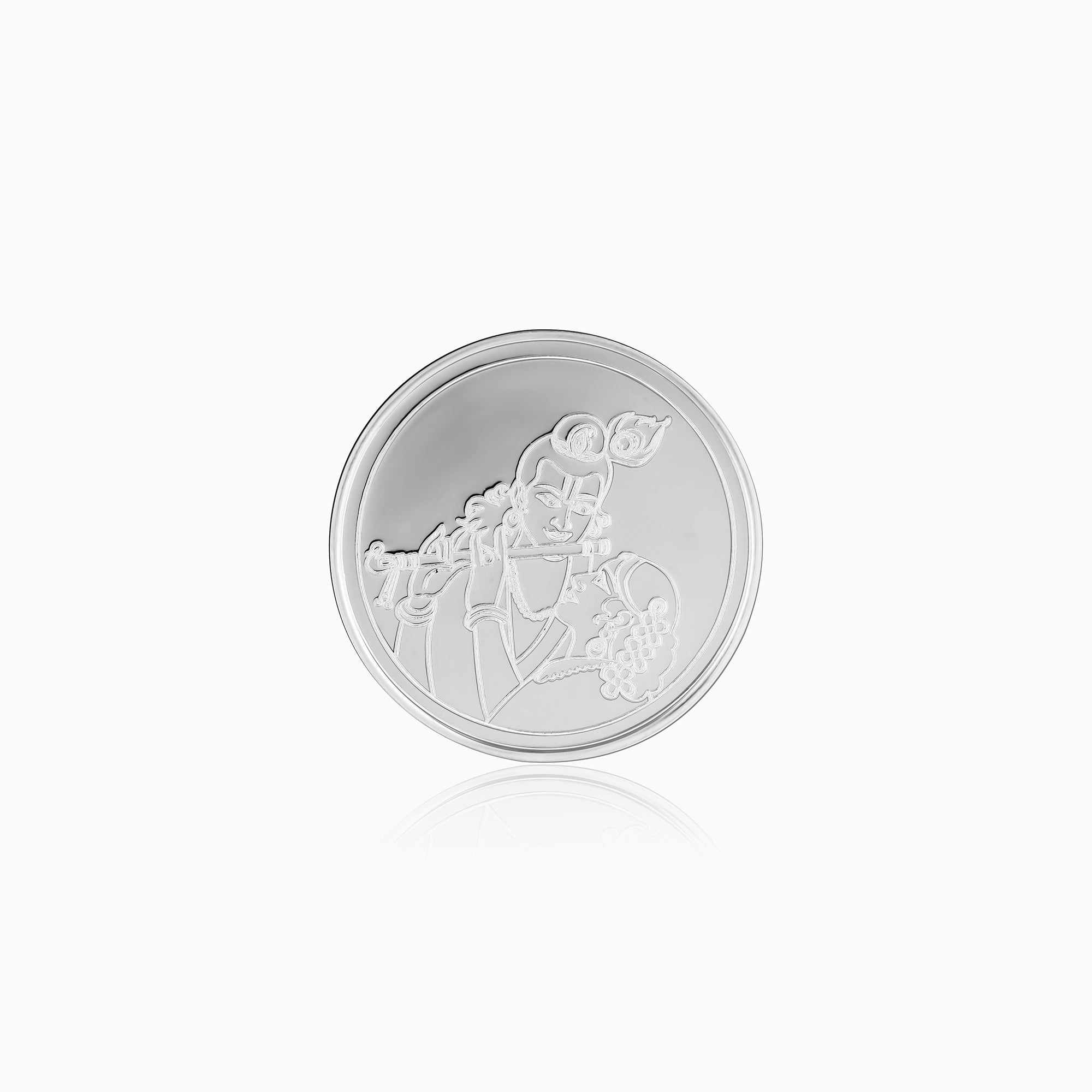 GIVA Jewellery 999 Silver Radha Krishna Coin- 20g - view 2