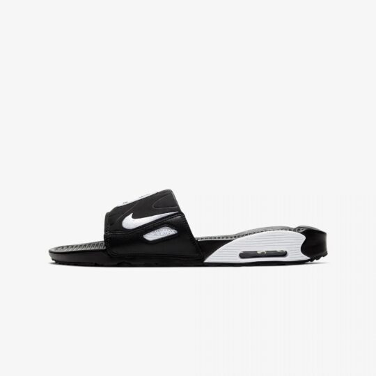Nike | AIR MAX 90 SLIDES { BLACK/WHITE - view 2