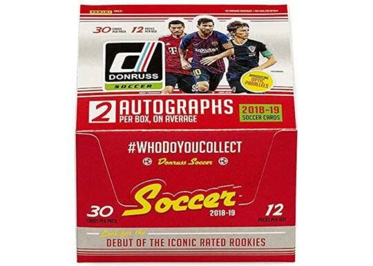 2018-19 Panini Donruss Soccer Hobby Box
