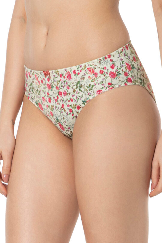Amante Smooth Charm Bikini Panty - Floral Whimsy Pr - view 2