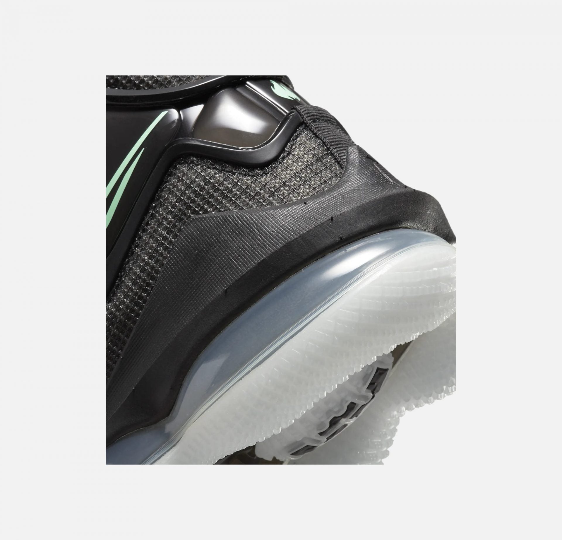 Nike | LEBRON 19 { ANTHRACITE / GREEN GLOW - view 4
