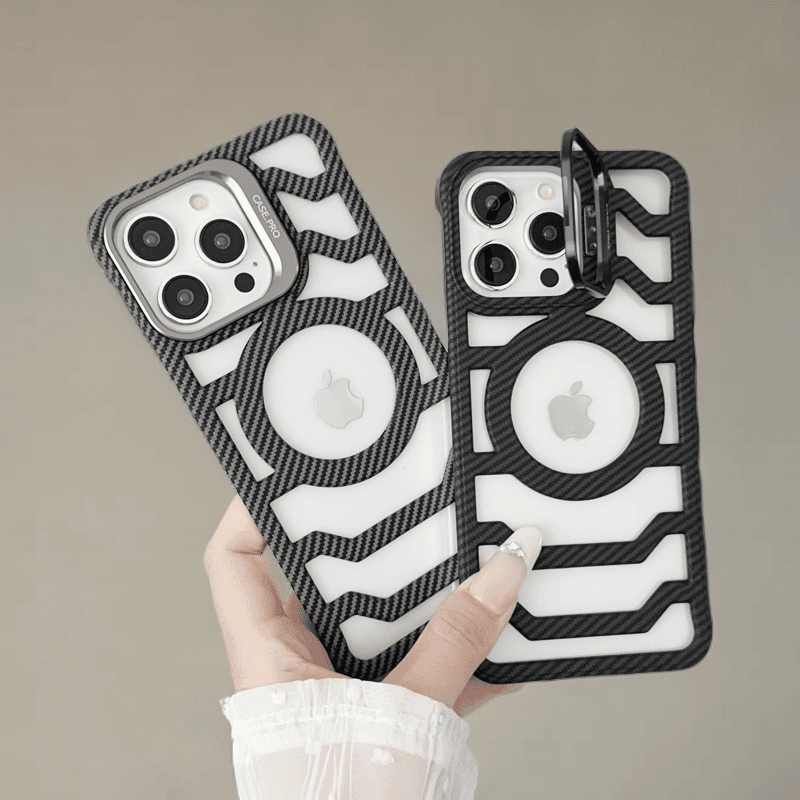 Million Cases Resilient Carbon Fiber Bracket Case - iPhone - view 6