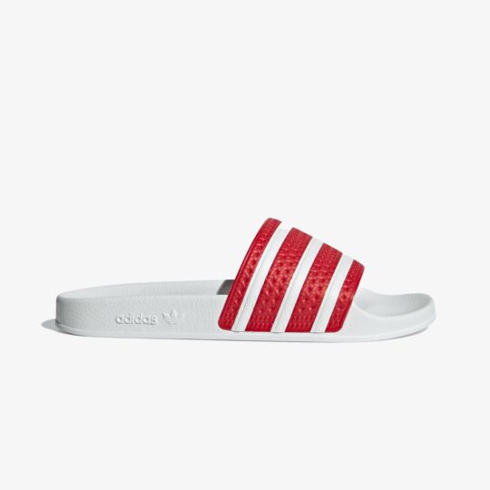Adilette better scarlet – Adidas Originals | ADILETTE { BETTER SCARLET/WHITE