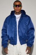 BlackTree Hooded Bomber Jacket – Men's