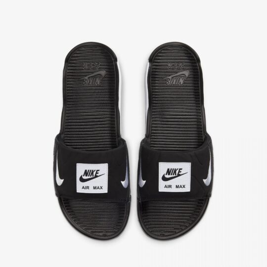 Nike | AIR MAX 90 SLIDES { BLACK/WHITE