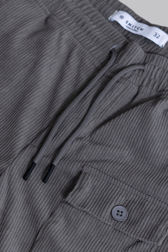 BlackTree Cullin Grey Corduroy Cargo Pant - view 2
