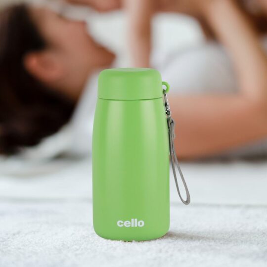 Cello Mom Hot & Cold Stainless Steel Kids Water Bottle, 350ml - view 2
