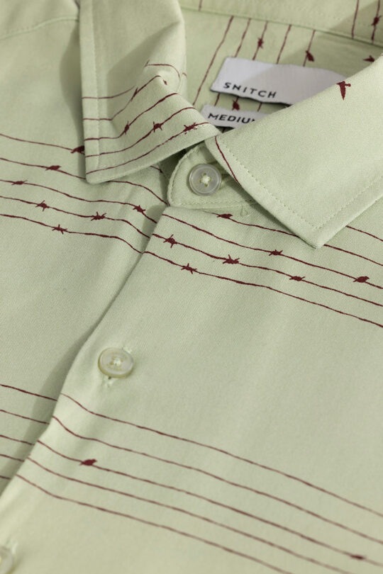 SNITCH String Sparrow Green Shirt - view 2