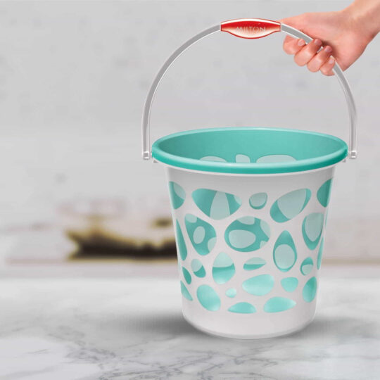 Pebble Bucket (Spotzero by Milton) – Aqua Green - view 2