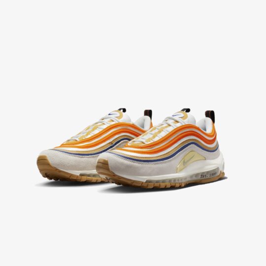 Nike | AIR MAX 97 SE { SUMMIT WHITE/BLACK-SAFETY ORANGE