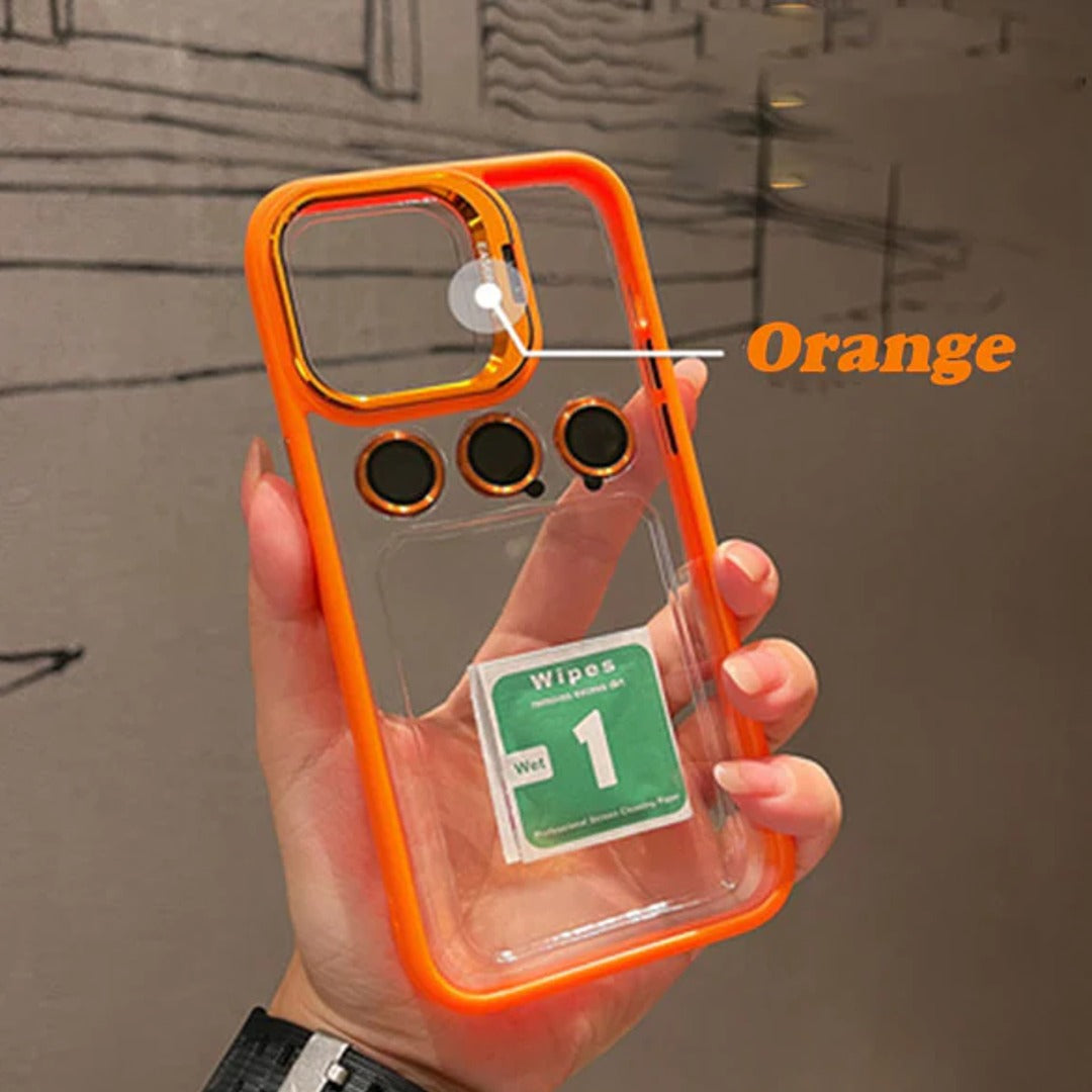 Million Cases iPhone 15 Series Luxury Camera Lens Flip Bracket Case - view 4