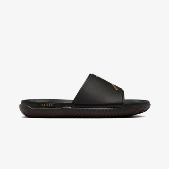 Jordan | Jumpman Slides { Black/metallic Gold