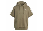 adidas Adicolor Classics Short Sleeve Hoodie Olive Strata