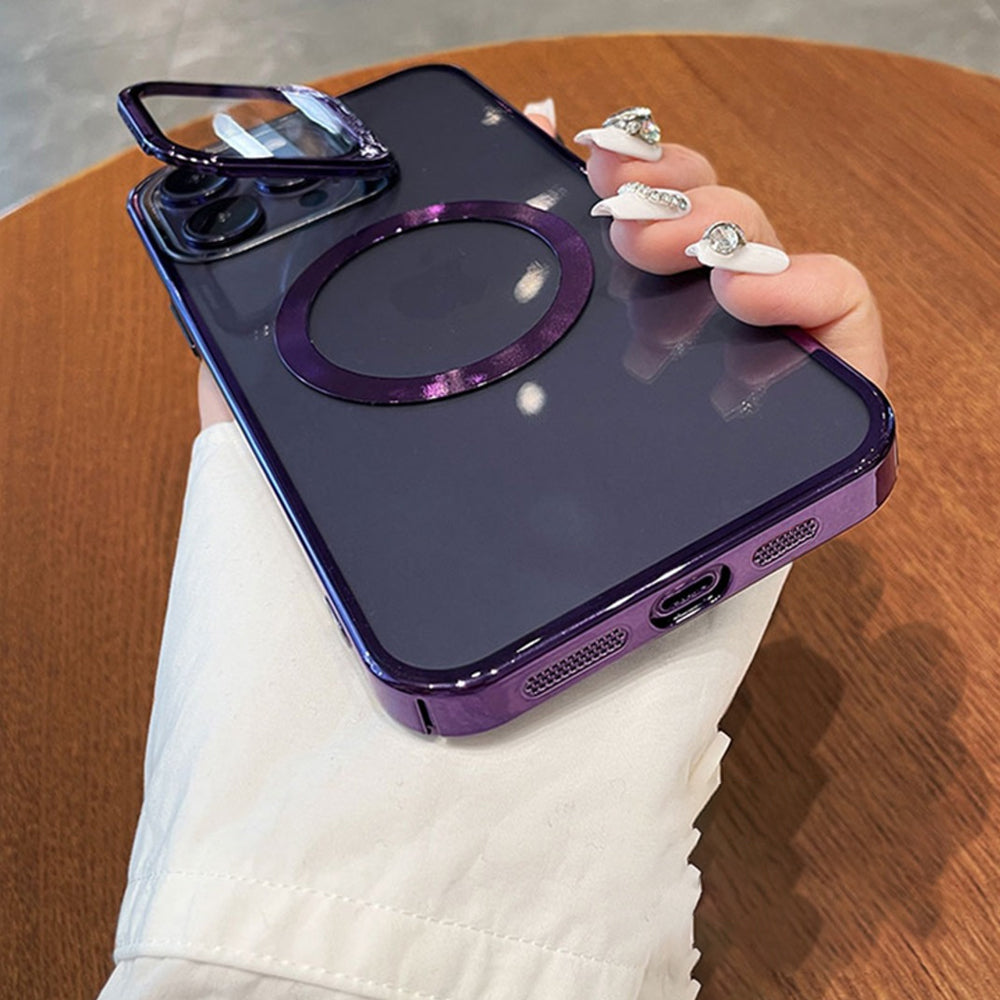 Apple iPhone 14 Series Luxury MagSafe Camera Protector Stand Case - view 17