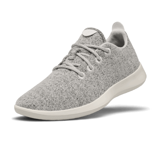 Allbirds Men's Wool Runners - Dapple Grey (Cream Sole)