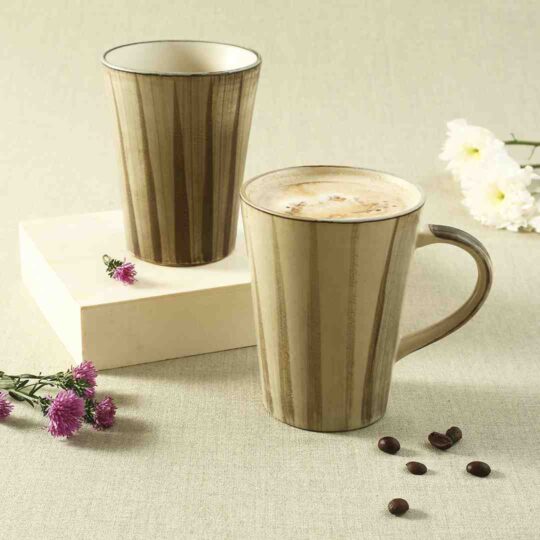 Wonderchef Teramo Brown Coffee Mug set of 2