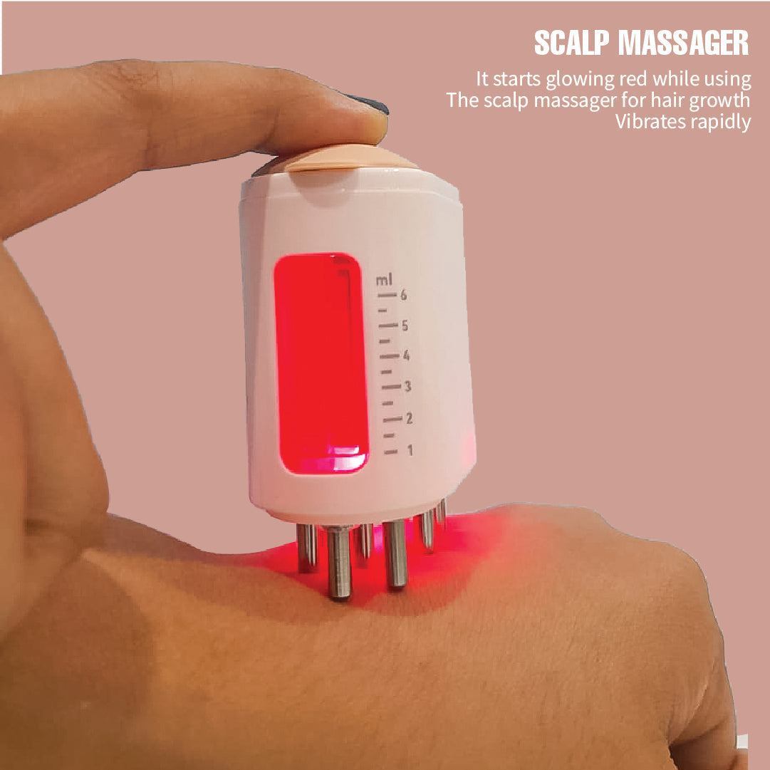 Cash on Delivery Available Upyogaa Red Light Therapy Electric Scalp Massager & Hair Oil Applicator | 1 Year Warranty - view 17