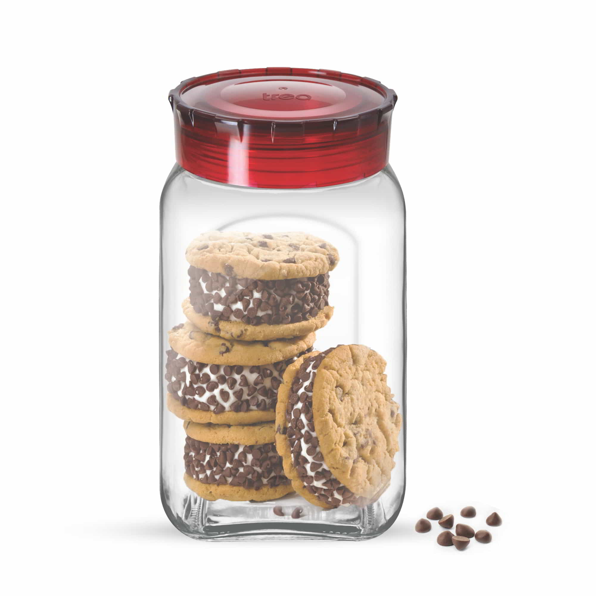 Square Jar (Treo by Milton) – Transparent - view 3