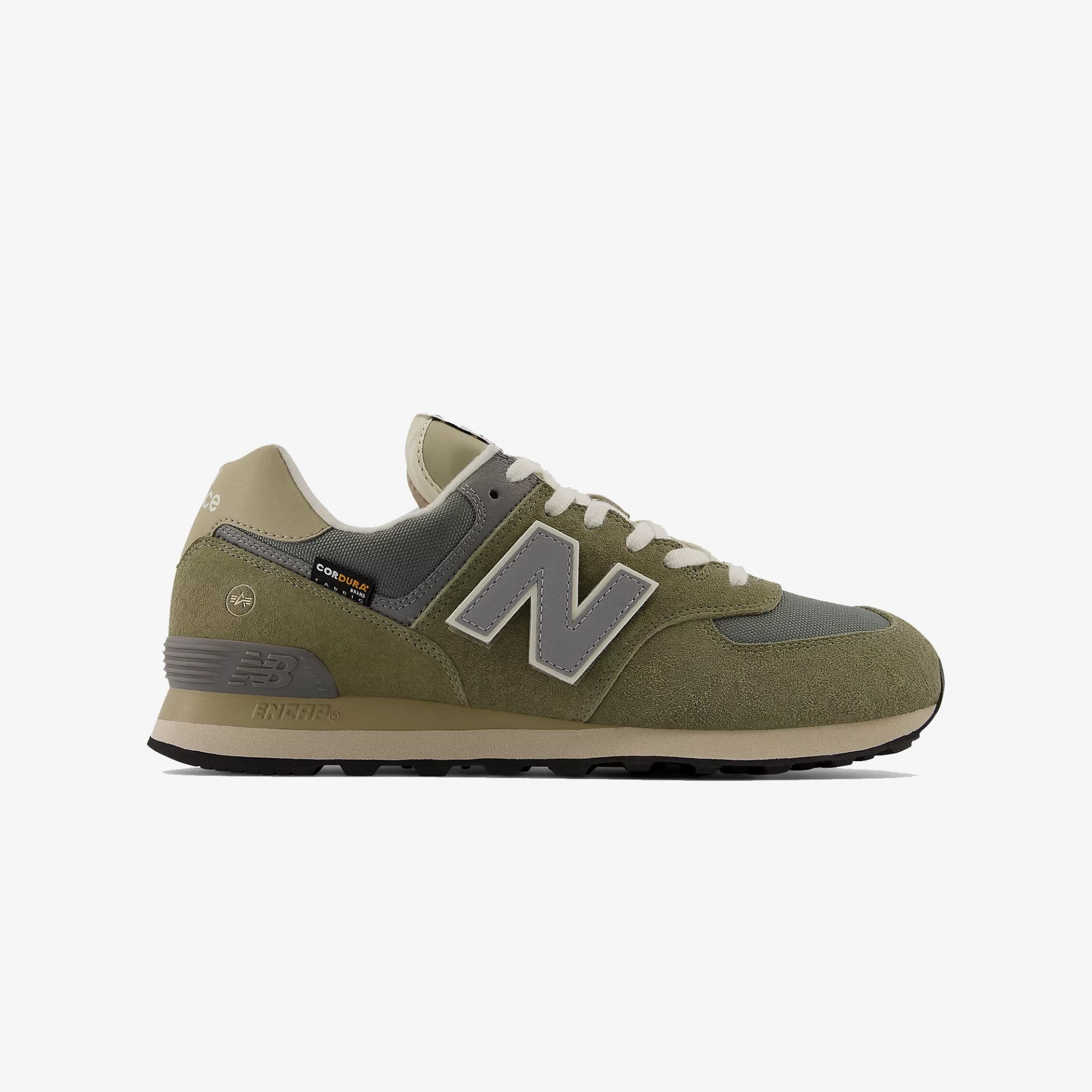 New Balance | ALPHA INDUSTRIES 574 { GREEN - view 4